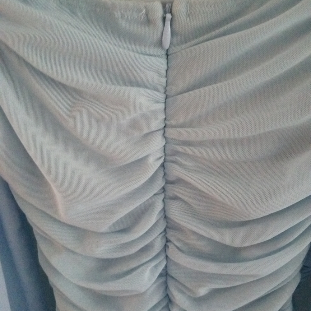 HELLO MOLLY Tangy Bellini Dress In Powder Blue | S - Picture 7 of 9